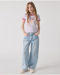 Decjuba Kids - Cropped Ringer Tee - Teens