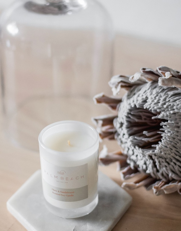 Palm Beach Collection - Clove & Sandalwood 90g Scented Soy Candle