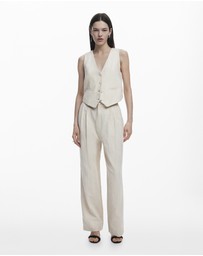 Desigual - Patterned suit trousers