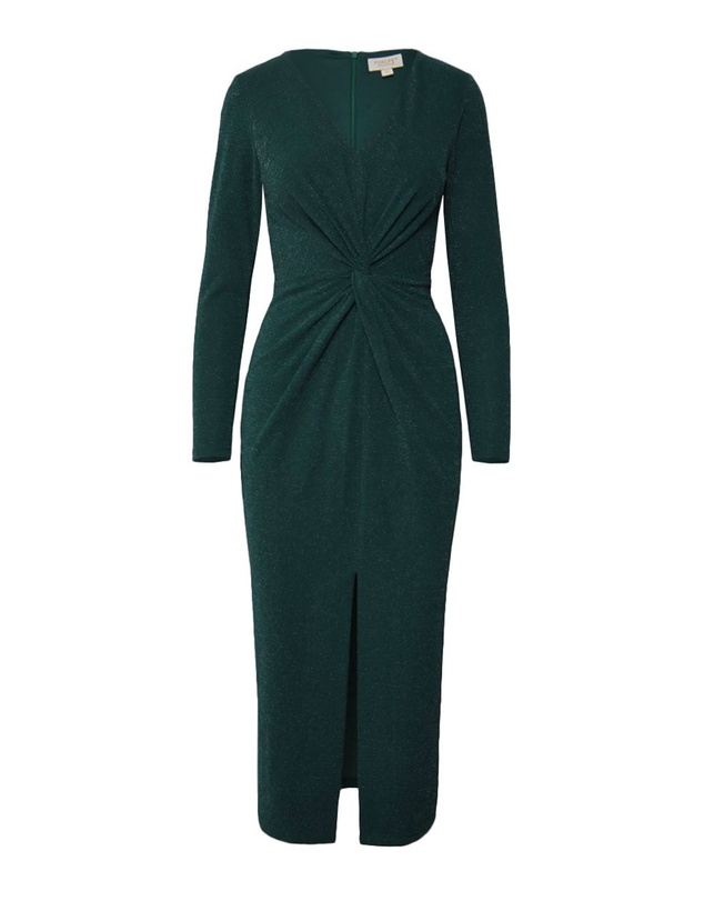 Forcast - Giada Twist Knit Glitter Dress