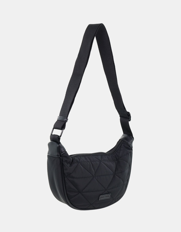 Pierre Cardin - Pierre Cardin Ladies Nylon Crescent Cross-Body Bag
