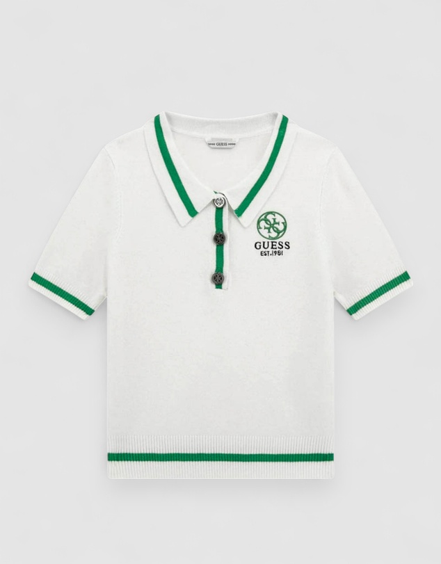 GUESS - Short Sleeve Polo Sweater