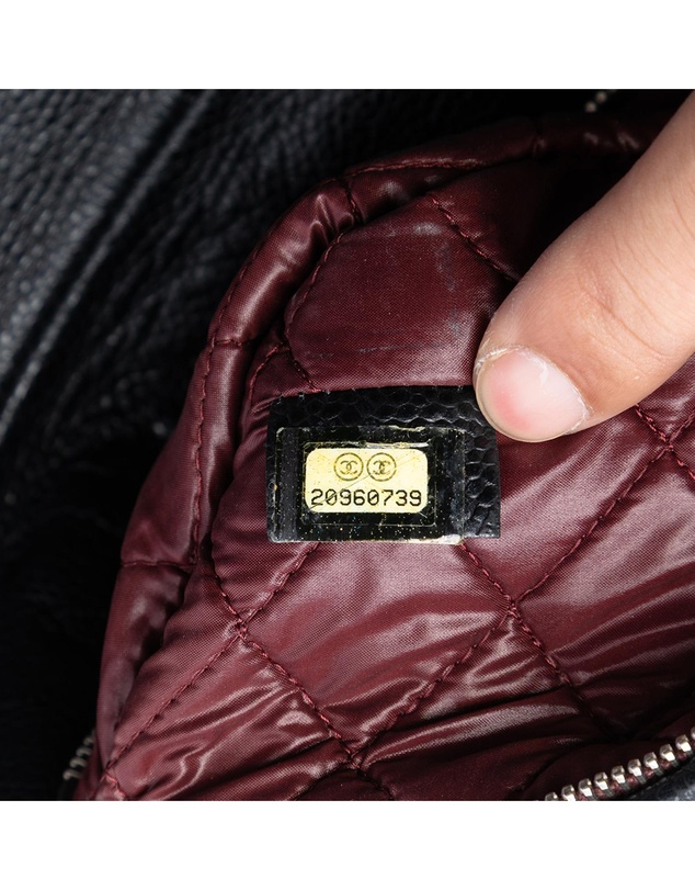 Pre-Loved by Azura Reborn - Pre-Loved Quilted Caviar CC Beauty Foldover Clutch