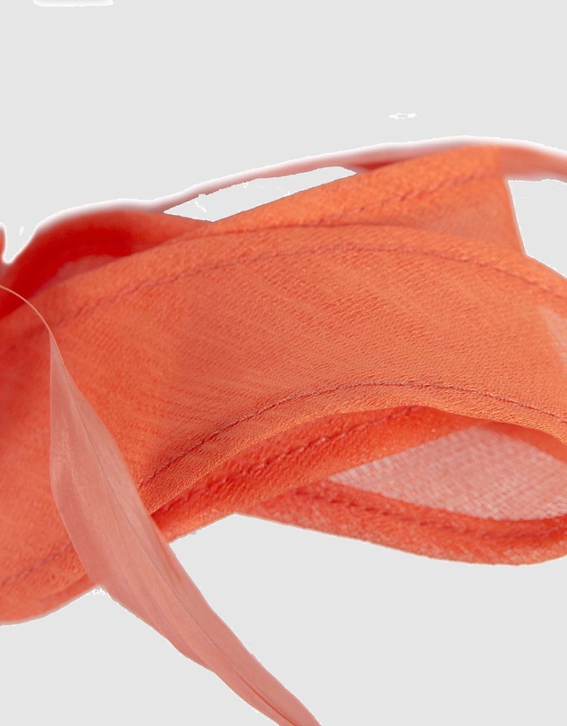 Max Alexander - Organza Orange Racing Fascinator