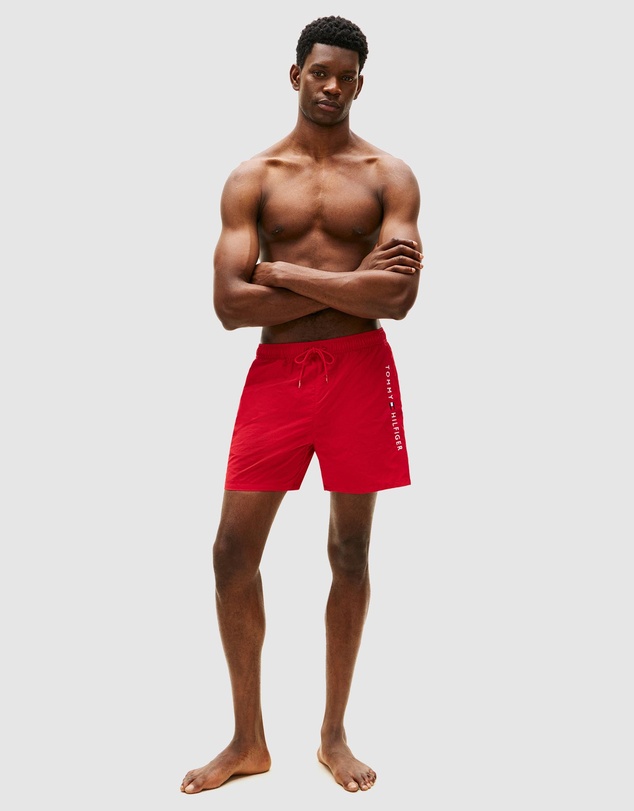 Tommy Hilfiger - Original Logo Mid Length Swim Shorts