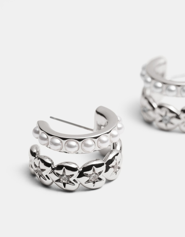 MIMCO - Westlyn Heart Duo Hoop Earrings