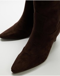 Dazie - Marie Western Pointed-Toe Boots
