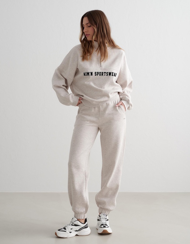 Aim'n - Varsity Half Zip Sweatshirt