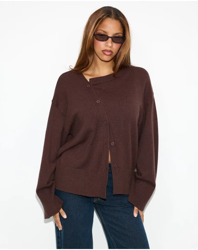 Dazie - Zara Asymmetric Knit Jumper