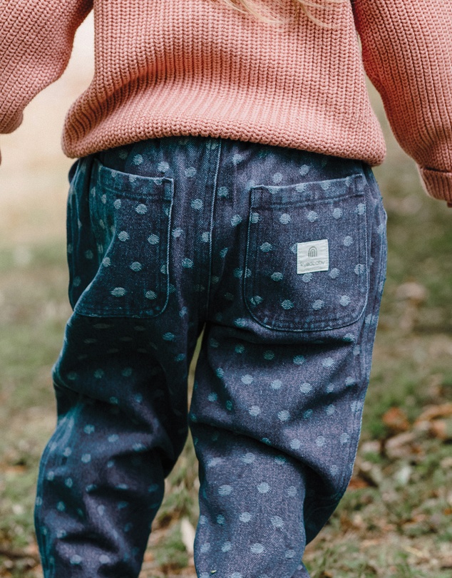 Kynd Baby - Denim Pant in Denim Dot