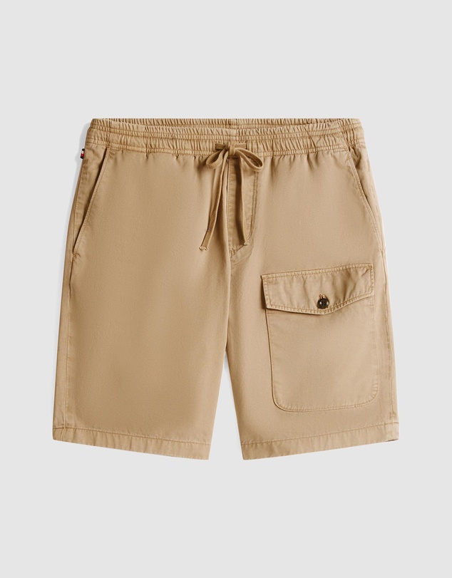 Tommy Hilfiger - Washed Twill Relaxed Cargo Shorts