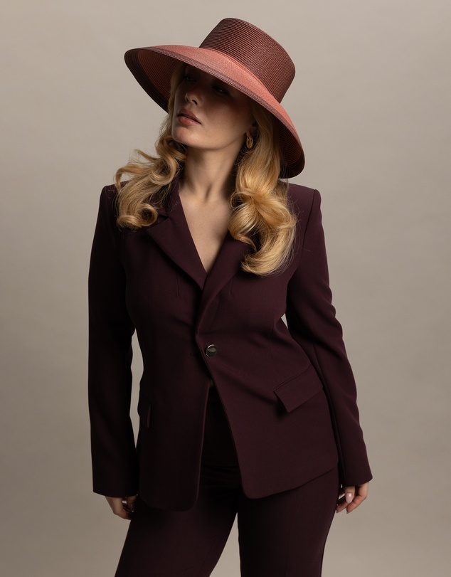 Morgan & Taylor - Kartia Racewear Droop Hat in Rose Pink