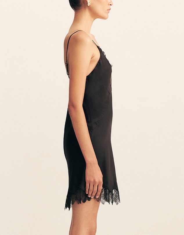 Shona Joy - Maisie Lace Slip Mini Dress