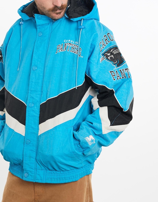 Vintage by The Real Deal - Pre Loved - Vintage Starter NFL Carolina Panthers Jacket