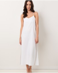 Wanderluxe Sleepwear - The Jasmine Camisole Slip Dress Long