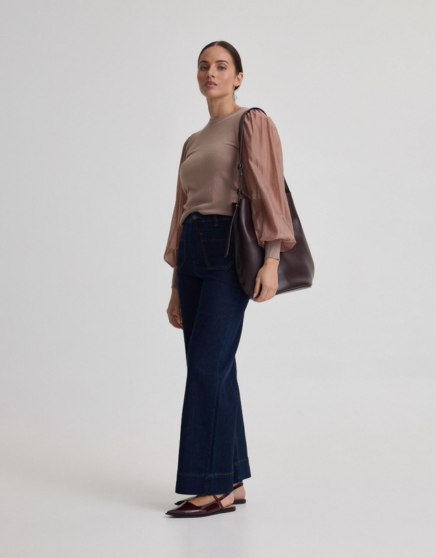 Oxford - Alice Contrast Sleeve Knit