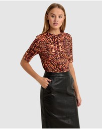 Oxford - Imogen Printed Jersey T-Shirt