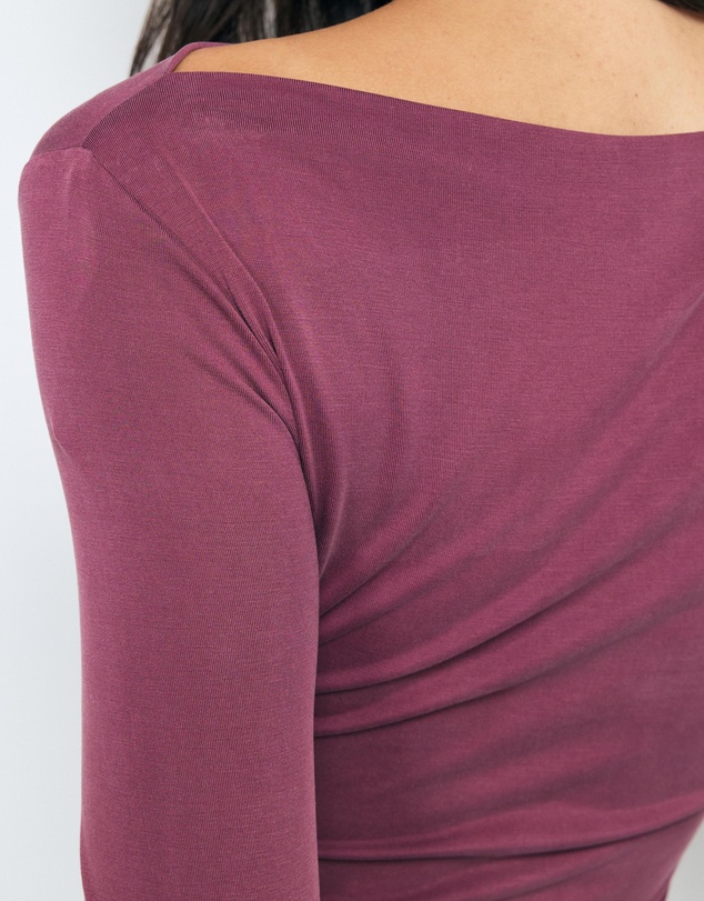 AERE - Marina Cupro Flared Sleeve Top