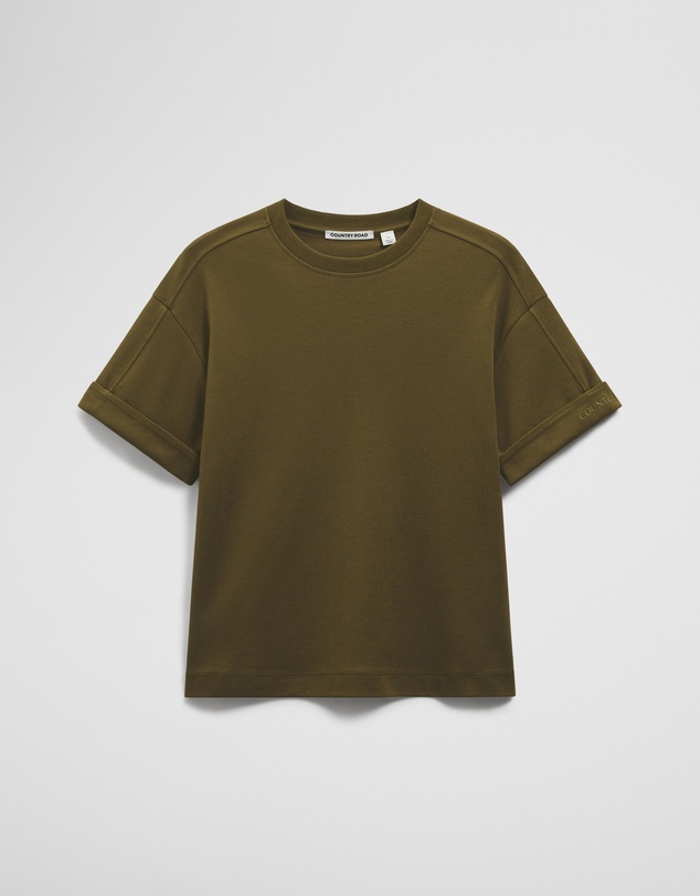 Country Road - Cuff Sleeve T-shirt