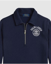 Polo Ralph Lauren - Logo Fleece Collared Sweatshirt - ICONIC EXCLUSIVE - Teens