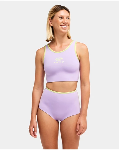 Roxy - Womens 1mm Rise Natural Bikini Bottom
