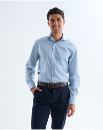 3 Wise Men - 3 Wise Men Washington Blue Print Shirt