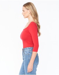 Amelius - Ruby Three Quarter Sleeve Top