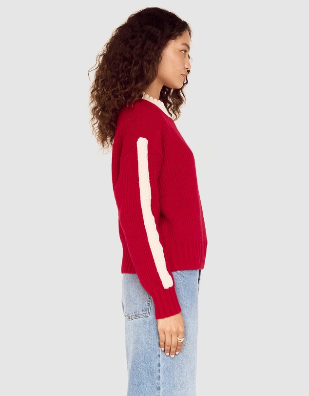 MINKPINK - Tilli Contrast Stripe Knit Jumper