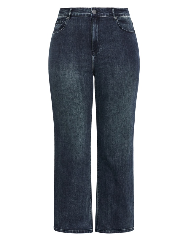 City Chic - Harley Fit Ivy Straight Leg Short Jean