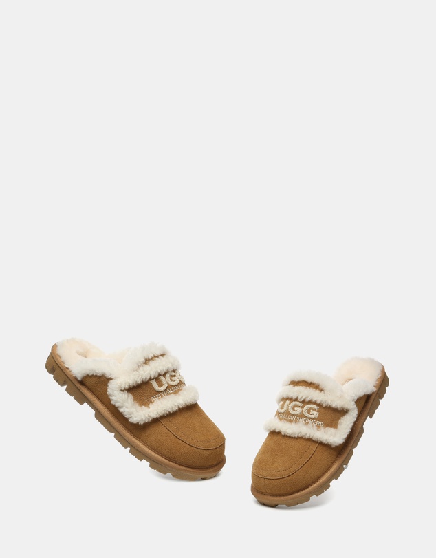 EVERAU - Australian Shepherd Ugg Rilee Men Cow Suede Upper UGG Boots