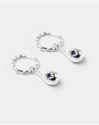 Brie Leon - 925 Tear Drop Twist Sleeper Earrings