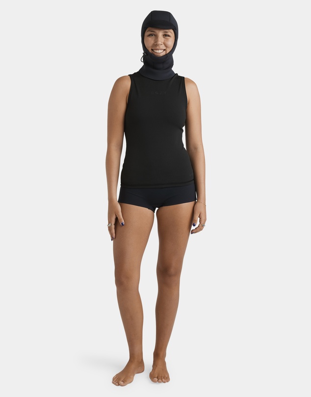 Roxy - Womens 2mm Swell Natural Hooded Vest Wetsuit