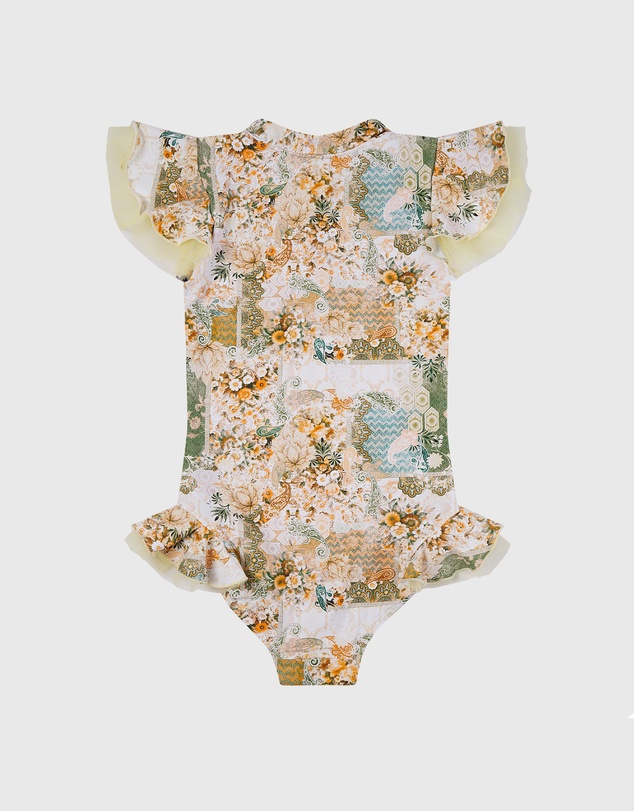 Aqua Blu Kids - Mosaic Short Sleeve One Piece - Kids