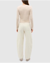 Seed Heritage - Australian Merino Cropped Cardigan