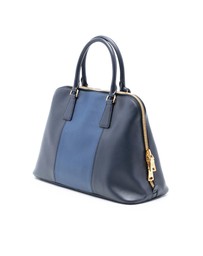 Pre-Loved by Azura Reborn - Pre-Loved Medium Bicolor Saffiano Lux Promenade Satchel