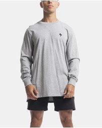Vacancy Co - Palm Embroidery Long Sleeve Tee