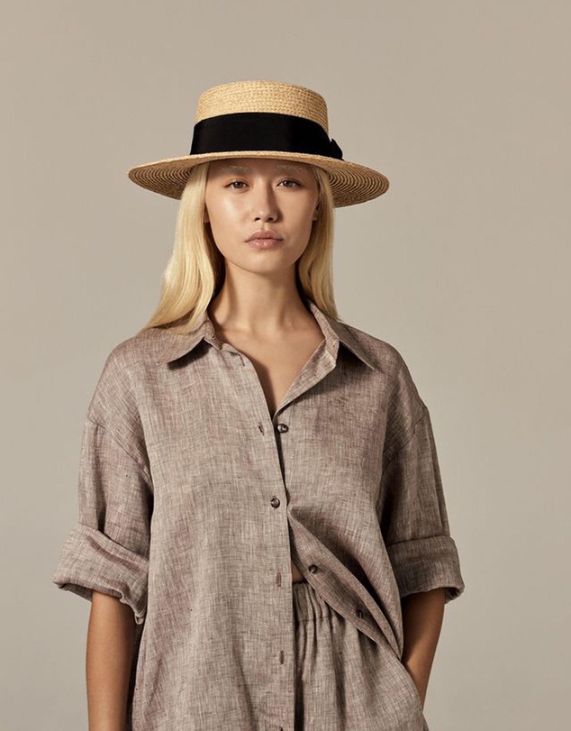 Helen Kaminski - Dulani Raffia Braid Boater