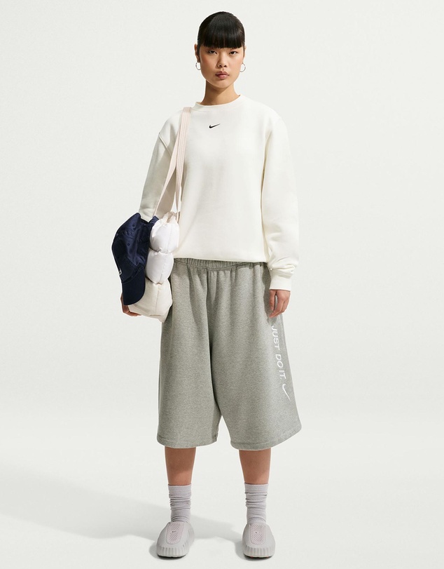 Nike - Studio Fleece Crew-Neck Sweatshirt