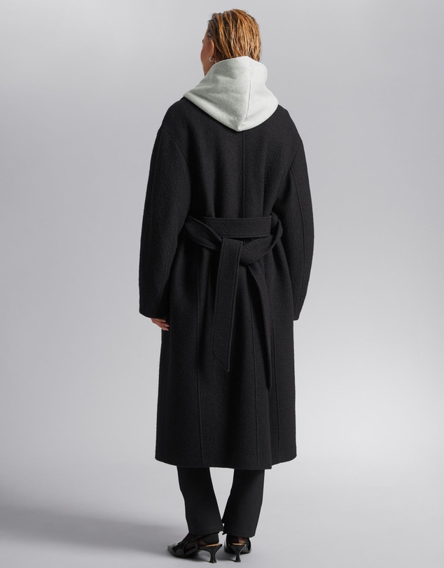 & Other Stories - Voluminous Belted Wool Coat
