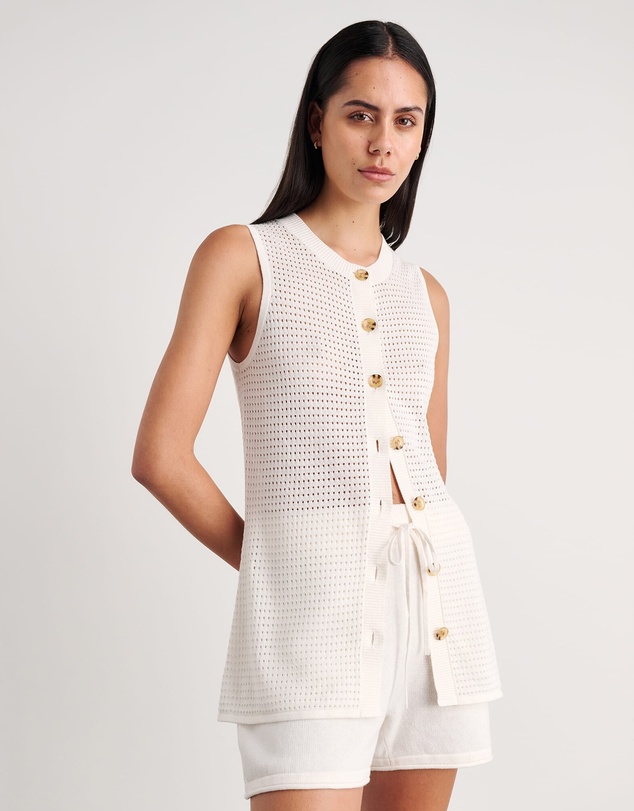 Jag - Brita Longline Knit Vest