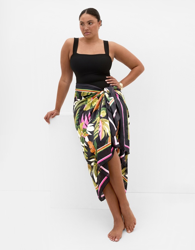 City Chic - Paradiso Print Sarong