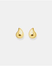 THOMAS SABO - Ear studs in organic shape gold