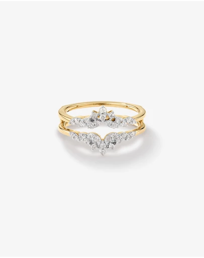 Michael Hill - Enhancer Ring with 0.33 Carat TW of Diamonds in 14kt Yellow Gold