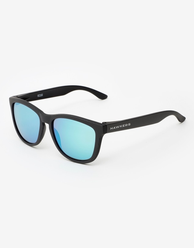 Hawkers Co - HAWKERS - Polarized Carbono Blue Chrome One Sunglasses for Men and Women UV400