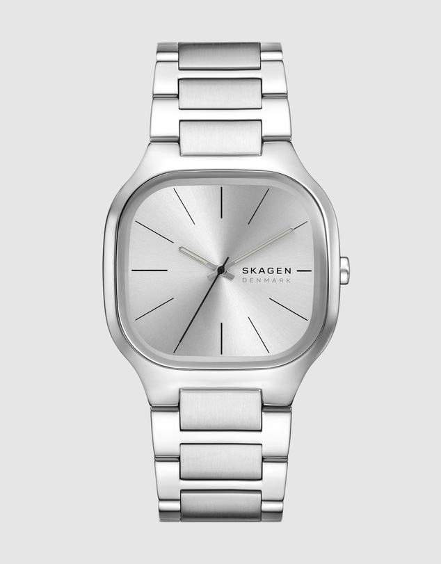 Skagen - Mellem Silver Tone Analogue Watch
