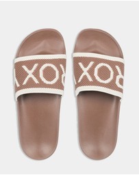 Roxy - Womens Slippy Knit Slides