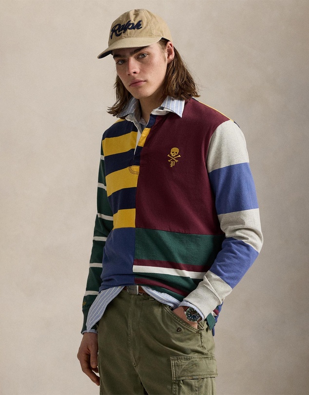 Polo Ralph Lauren - ICONIC EXCLUSIVE - Classic Fit Patchwork Jersey Rugby Shirt