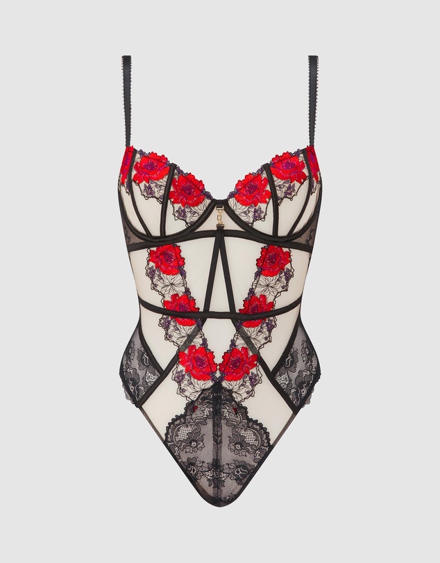 Ann Summers - Caged Rose Non-Padded Body