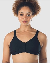 Royce Lingerie - Comfi Cotton Wirefree Press Stud Front Open Bra