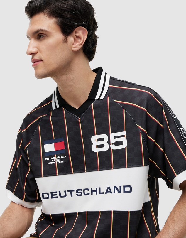 Tommy Hilfiger - Geometric Flag Print SS Rugby Shirt